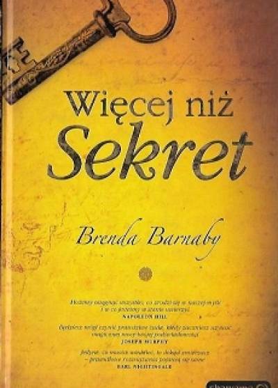 Brenda Barnaby - Więcej niż sekret