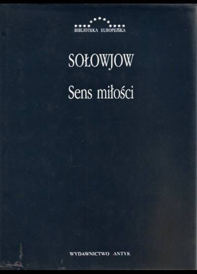 Włodzimierz Sołowjow - Sens miłości