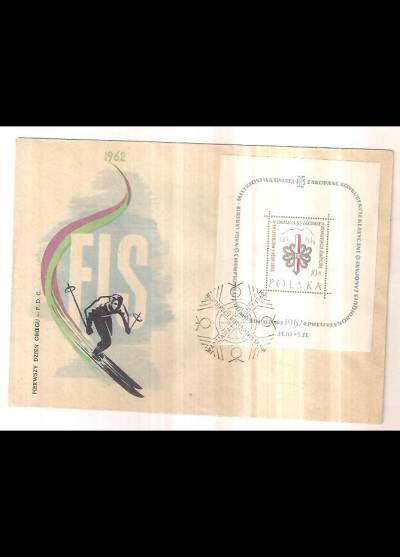 Narciarskie mistrzostwa świata 1962 (koperta FDC - na pierwszy dzień obiegu)